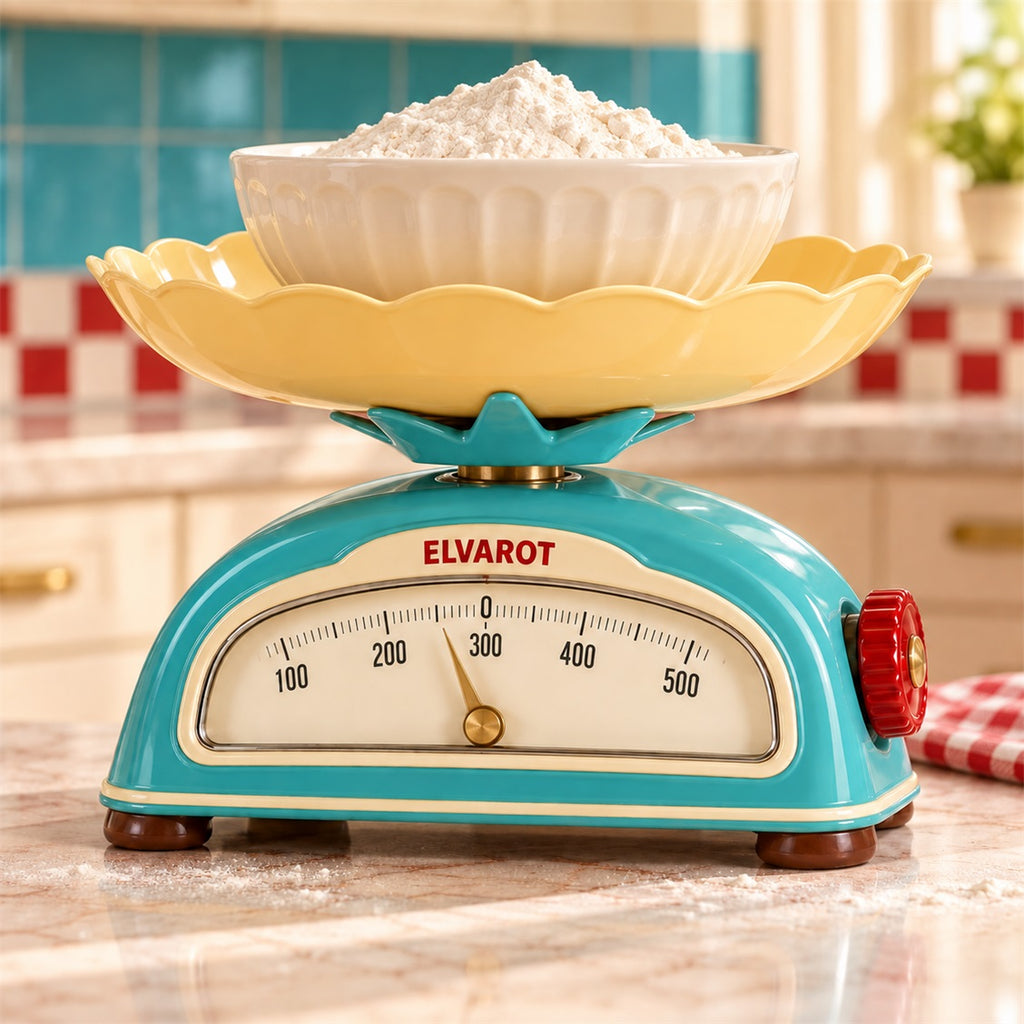 Elvarot Retro Mechanical Kitchen Scale - secondary product or use view