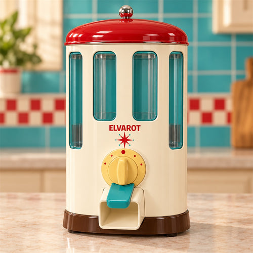 Elvarot Four-Compartment Dry Food Dispenser - main product view
