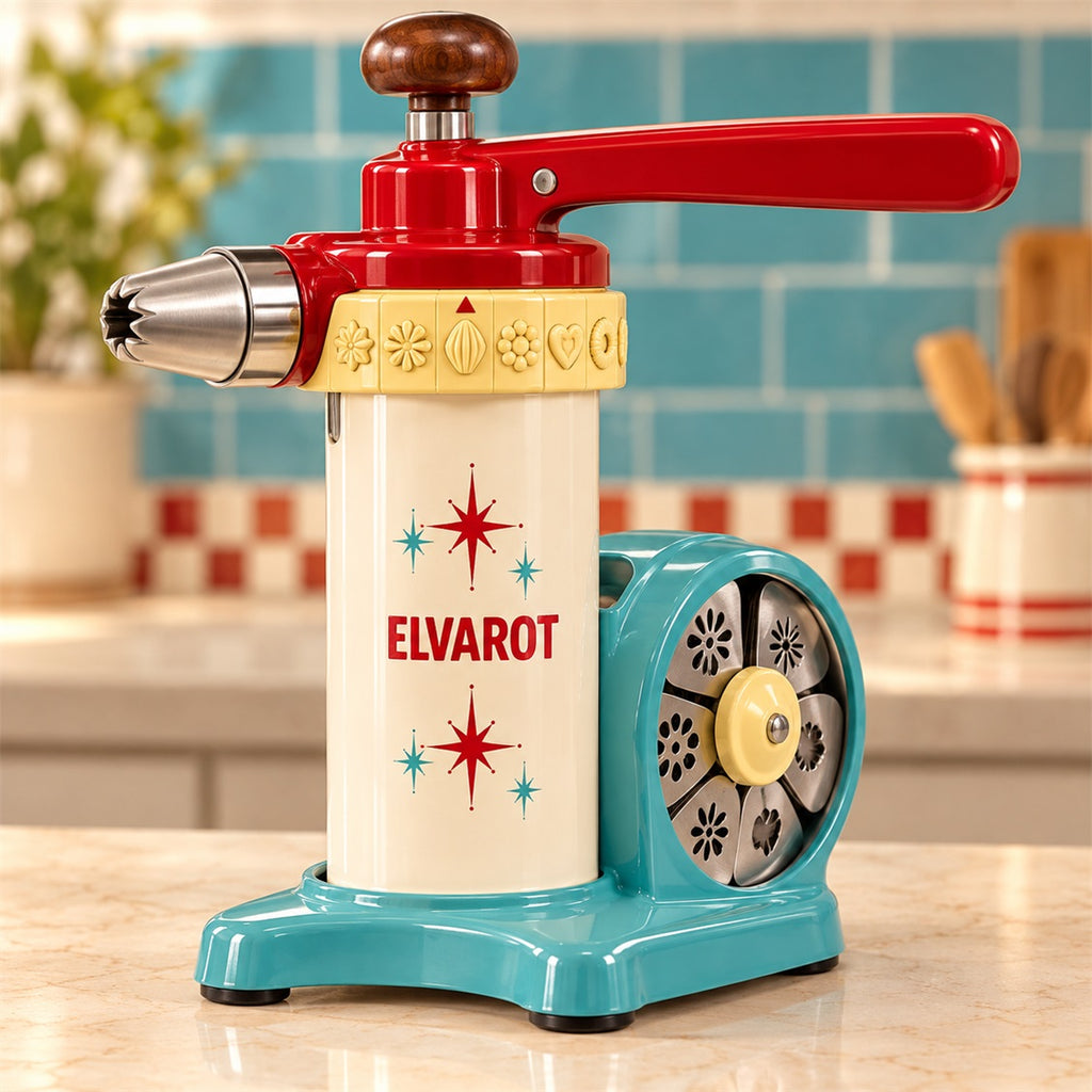 Elvarot Manual Cookie Press with Pattern Discs - main product view
